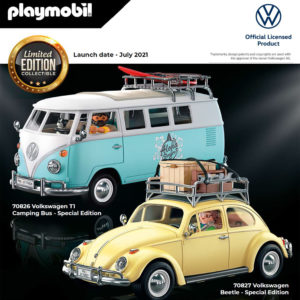Playmobil - Back to The Future Delorean - 70317 & Volkswagen T1