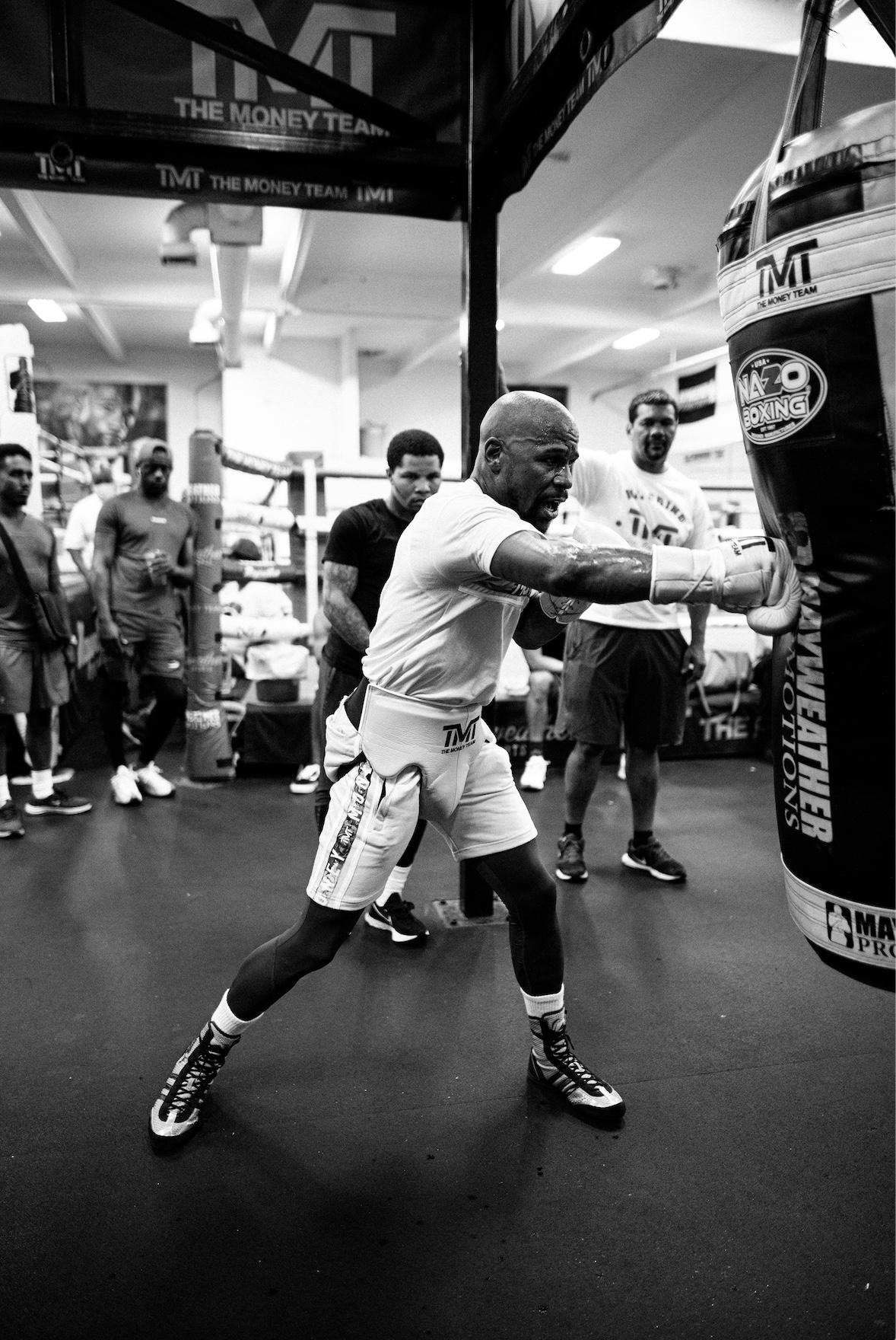 Floyd 'Money' Mayweather Jr. Orange Boxing Shorts — BORIZ