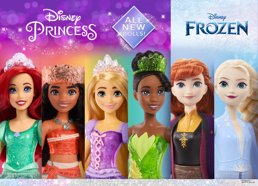 Mattel unveils all-new Disney Princess and Disney Frozen dolls 