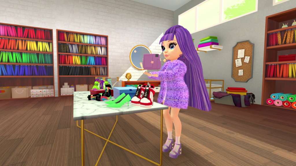 Rainbow High Violet's Runway Outfit