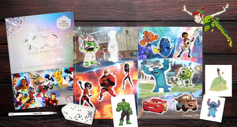 Generic Craft Buddy Crystal Art - Disney 100 Crystal Art Sticker Album -  Starter Pack : : Toys & Games